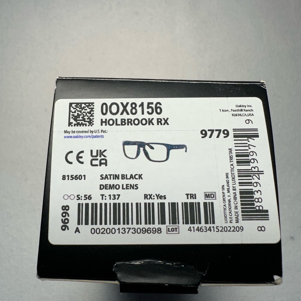 Oakley Holbrook RX Black Eyewear